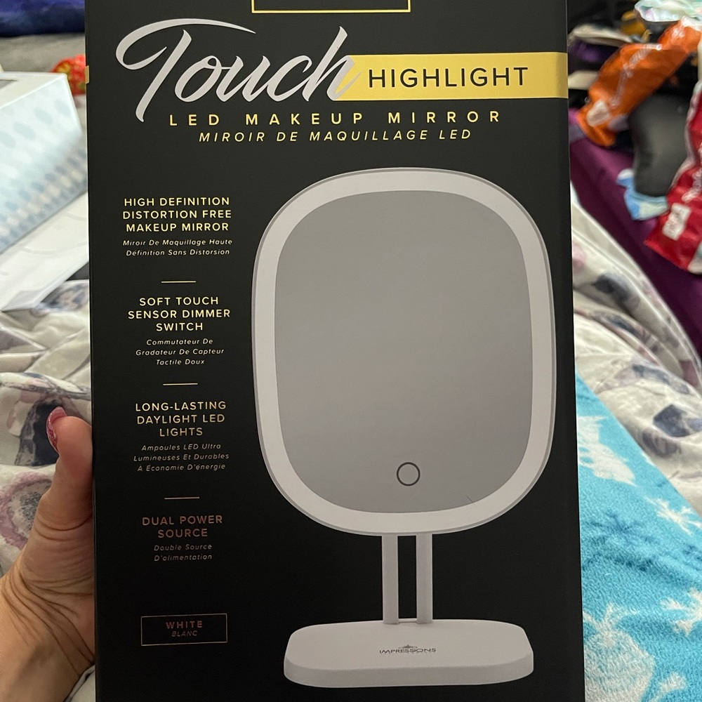 Impressions touch highlight-led makeup mirror